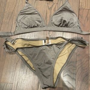Bcbg gold tone bikini